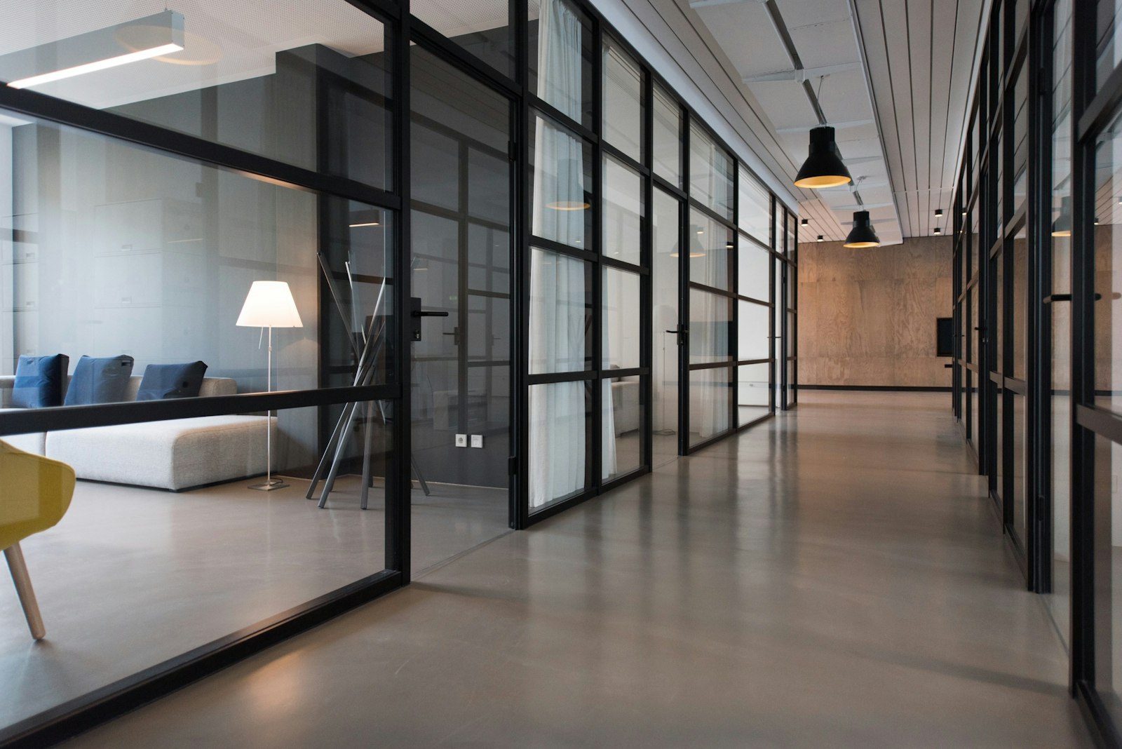Modern workspace with natural light